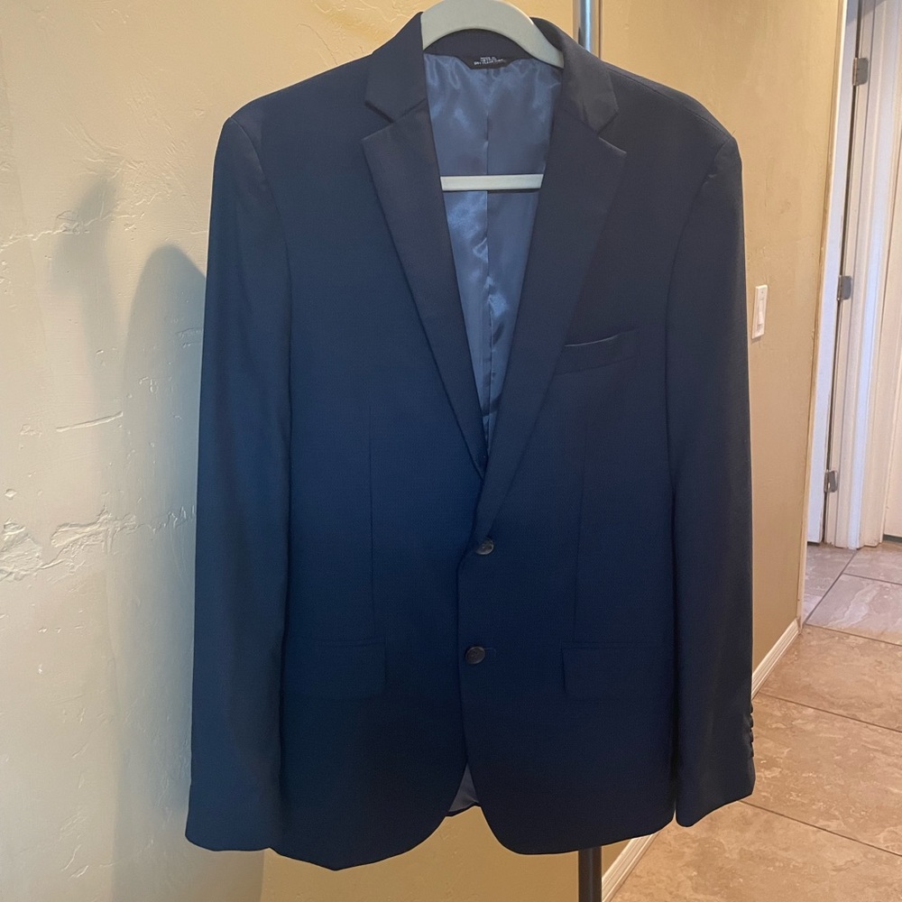 Elegant Dark Blue Men's Blazer
